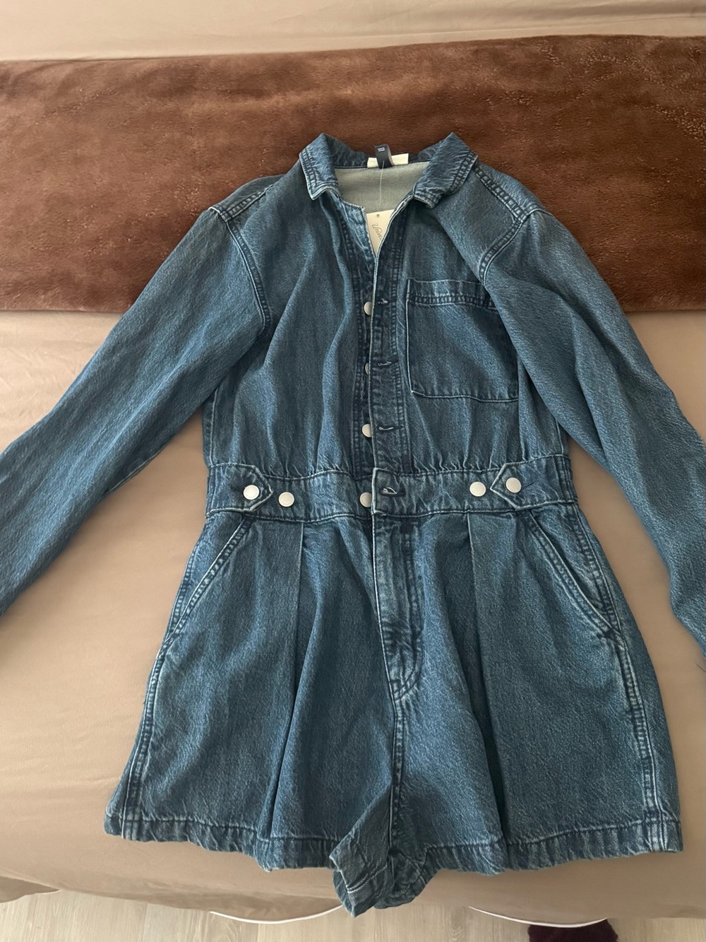 Denim Romper